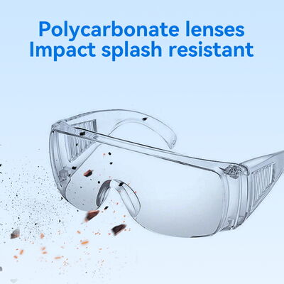 Custom Industrial Protection Lenses Prescription Goggles Ansi Z87.1+ Fashion Anti Fog Dust Working Stylish Clear Safety Glasses Scratch Resistant UV400 Polycarbonate Impact Proof for Men Women Outdoor