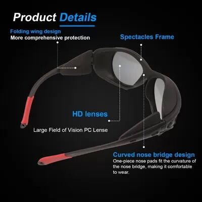 Rubber Goggles ANSI Z87.1 CE EN166 Industrial Prescription Safety Glasses Protective Eye Wear PC Lens Unisex Custom Wrap Around Working Splash Proof Anti Fog UV400 Protection Lab Chemical Construction