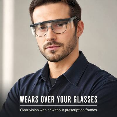 Working Spectacles Lenses Prescription Goggles CE Ansi Z87.1 Fashion Anti Fog Dust Work Stylish Clear Dark Safety Glasses Wholesale Custom Logo Anti Scratch Impact Resistant Over Glasses Men Women OEM