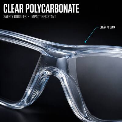 Safety Goggles Anti Fog Windproof Dustproof Eyewear Clear Protective Glasses for Laboratory Construction Personal Care Woodwork Anti Scratch UV Protection Prescription Glasses Adjustable for Men Women