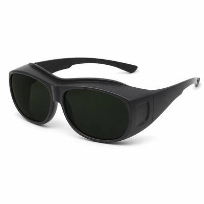 Safety Wrap-Around Welding Lens Shade 5 6-12 Anti-Scratch UV Laser Protective Welding Glasses Compact Cutting Grinding Goggles, Impact-Resistant Adjustable Industrial Work Lightweight Anti-Fog Coating