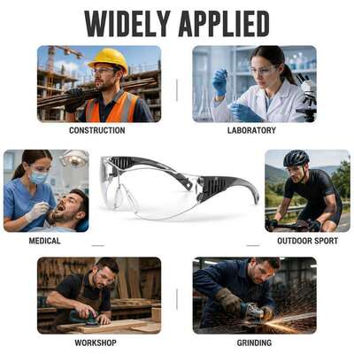 High Quality Eye protection Safety Glasses Anti-fog and Anti-scratch Lens Optical Safety Protective Glasses UV Protection Impact Resistant Clear Lightweight Comfortable Eyewear Men Women Wholesale OEM