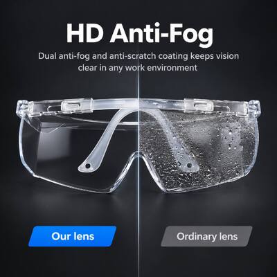 CE EN166 Ansi Z87.1 Goggles Protective Funny Working Anti Fog Sport Construction Side Shields Stylish Safety Glasses