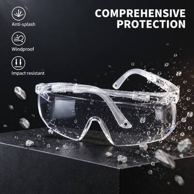 CE EN166 Ansi Z87.1 Goggles Protective Funny Working Anti Fog Sport Construction Side Shields Stylish Safety Glasses