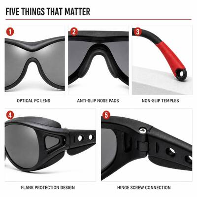 Fashion Rubber Wrap-Around Protective Goggle CE EN166 Ansi Z87.1 Goggles Funny Working Anti Fog Side Shields Safety Glasses